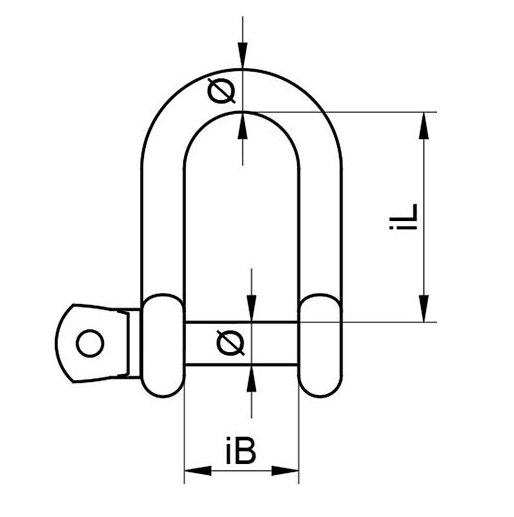 316SS D Shackle