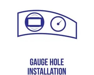 Gauge Hole Installation Icon