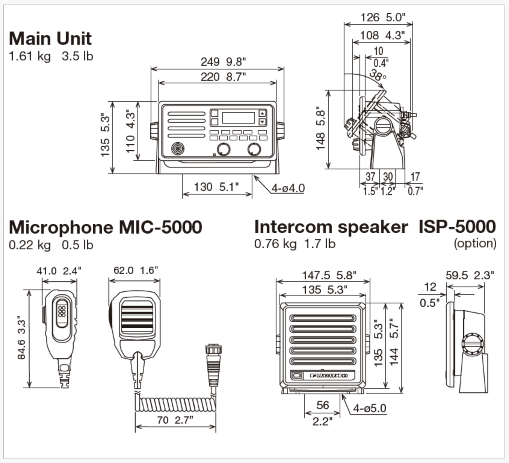 Furuno LH5000 Loud Hailer