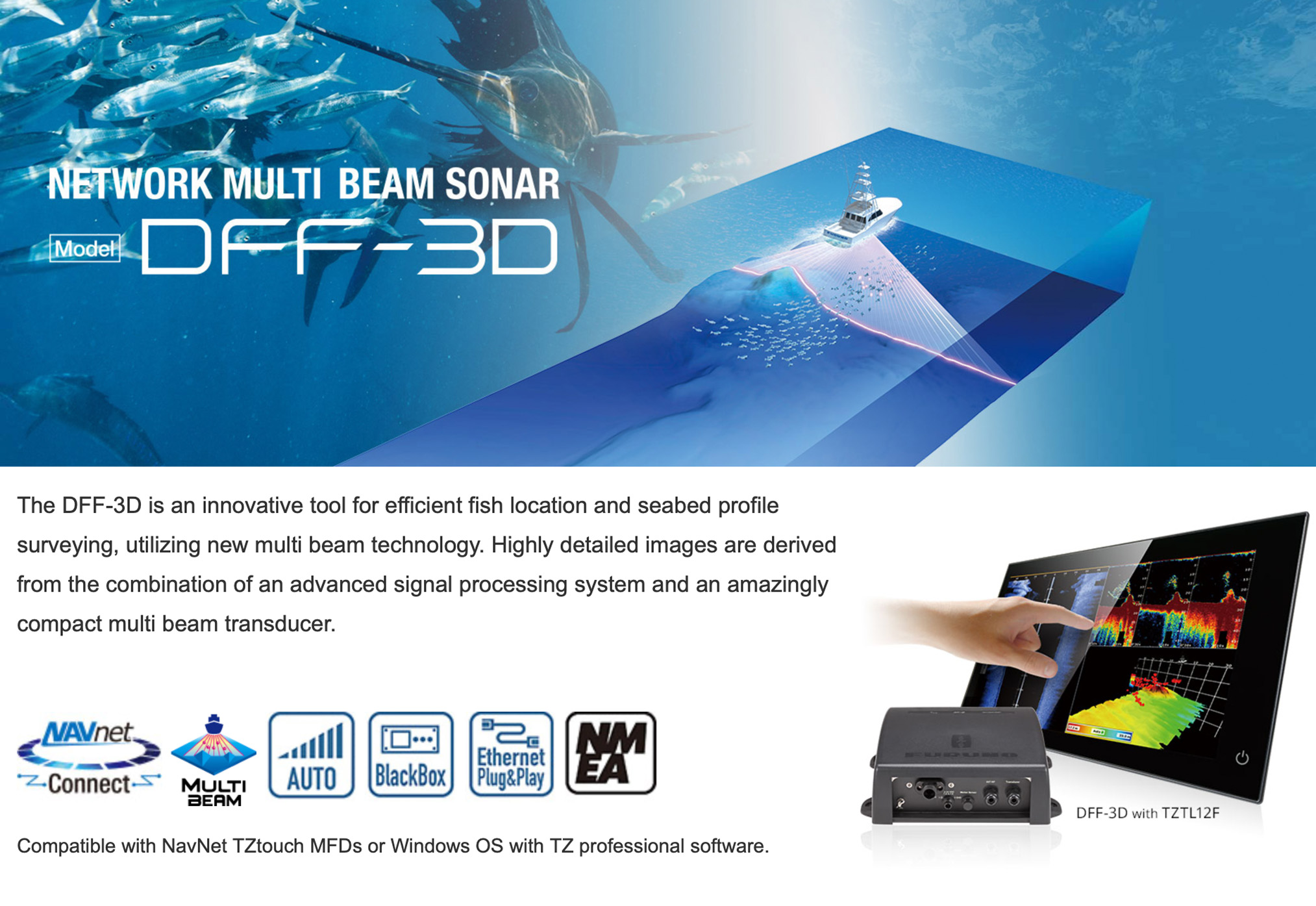 Furuno DFF 3D Multi Beam Sonar