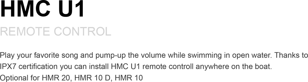 Hertz HMC-U1 Remote Control