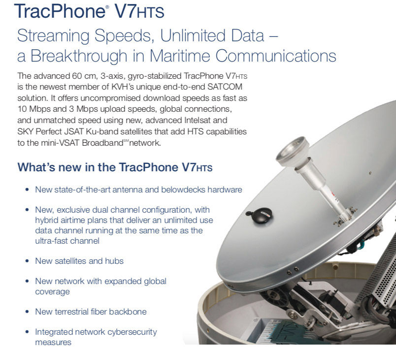 KVH Tracphone V7 HTS