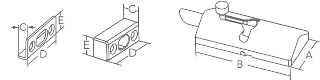 Barrel Bolt Dims