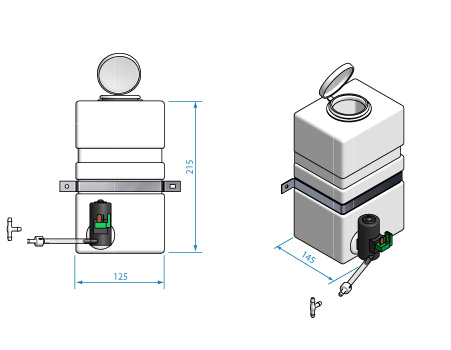 Roca Tank Kit Dims