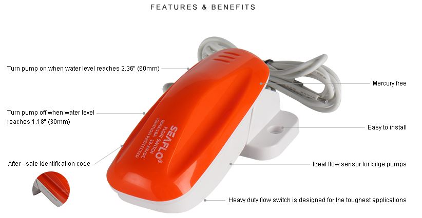 Float Switch 02 Series Features