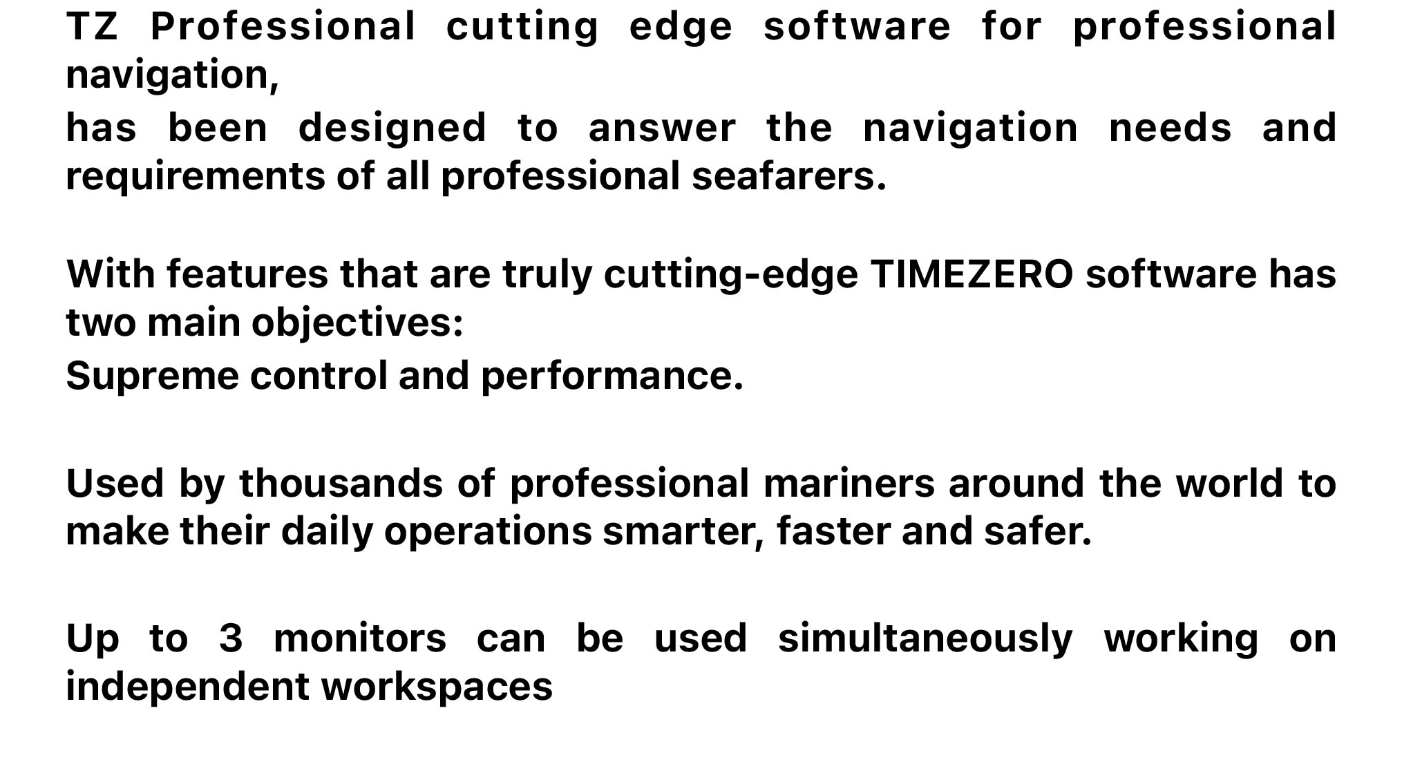 Timezero Professional v4.0 Navigation Software