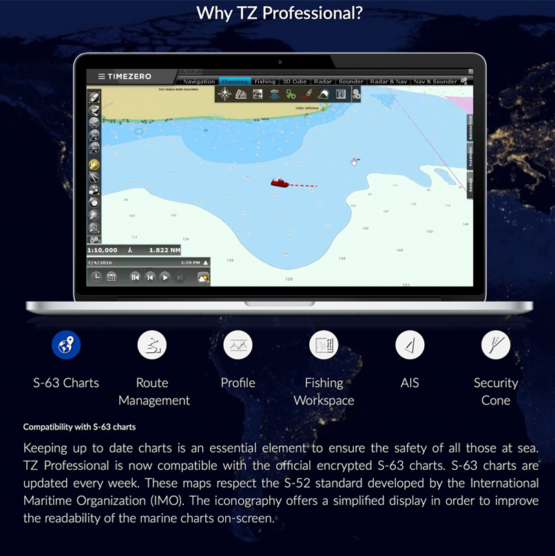 Timezero Professional v4.0 Navigation Software