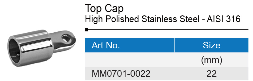 Stainless Steel Top Cap