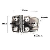 Stainless Steel Cabinet Hinge 38 x 60
