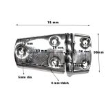 Stainless Steel Cabinet Hinge 38 x 74