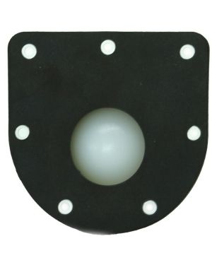 Scupper with Hard Ball for Inflatable Boats