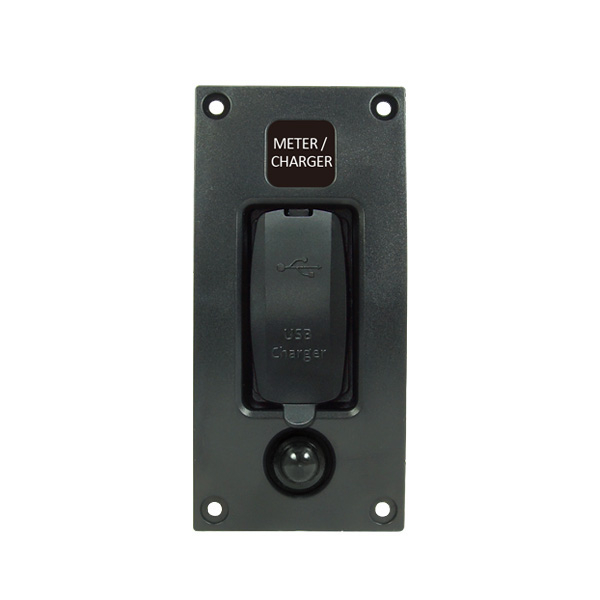 Guardian Single 12v USB Charger Panel C7 Curved