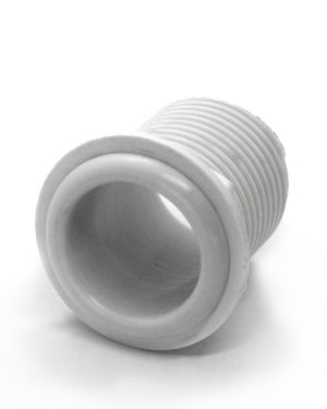 Thru Hull Drain Plug Fitting White