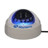 Aries Compass 2 1/2" White With Light