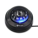 Aries Compass 2 1/2" Black With Light