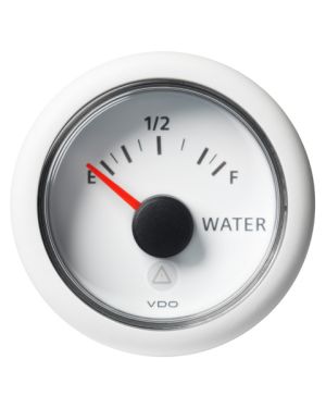 VDO Viewline 52mm Fresh Water Level Empty-Full