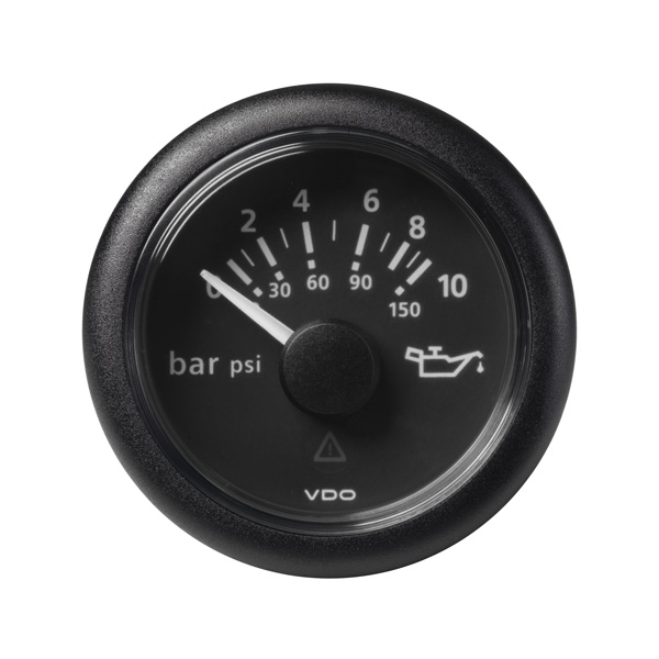 VDO Viewline 52mm Engine Oil Pressure 10Bar/150Psi