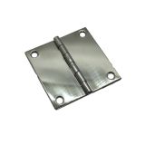 Hinge Butt 75 x 75 1.5mm - Stamped Stainless Steel