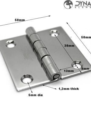 Hinge Butt 50 x 50 x 1.5mm