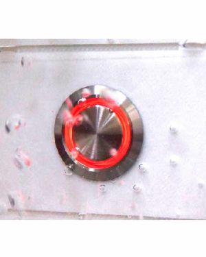 Guardian Switch S/S Red LED Back Light (Latching ON-OFF) 24V