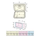 Nuova Rade Top Line Storage Hatch 270 X 375mm