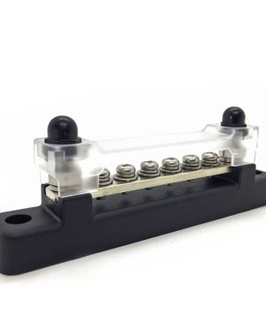 Guardian Bus Bar 6P with Clear Cover – Black