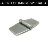 Hinge Friction Equal 49 x 77 x 3mm Barrel Up Stainless Steel