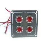 Guardian Switch Panel S/S Flush 4-P