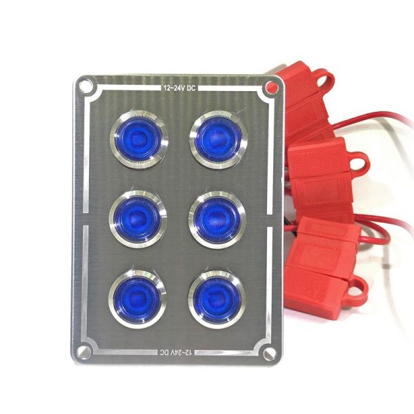 Guardian Switch Panel SS Flush 6-P
