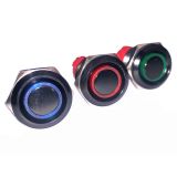 Guardian 12v Push Button Switch Black Waterproof