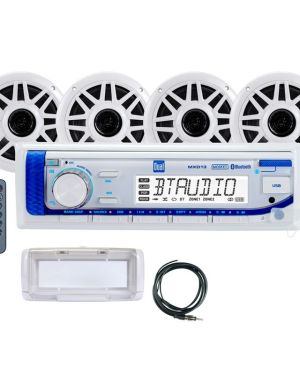 Dual Marine MXCP134S Combo White 4 Speakers