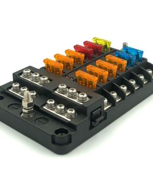 Guardian Modular Fuse Box 12 Pin with Negative Bus Bar