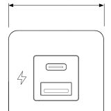 Scanstrut Tile USB-A&C Charging Port