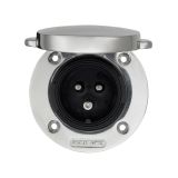 Victron Power Inlet Stainless with Cover 16A/250Vac